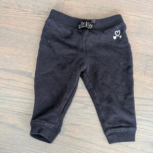 Jumping Beans Baby Girl Sweat Pants - Black, 12 Months